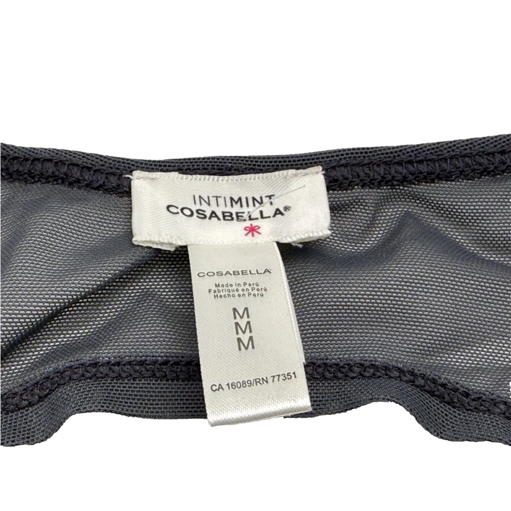 Cosabella Coronado Gray Keyhole Sports Bra Medium Wire free - Picture 3 of 5